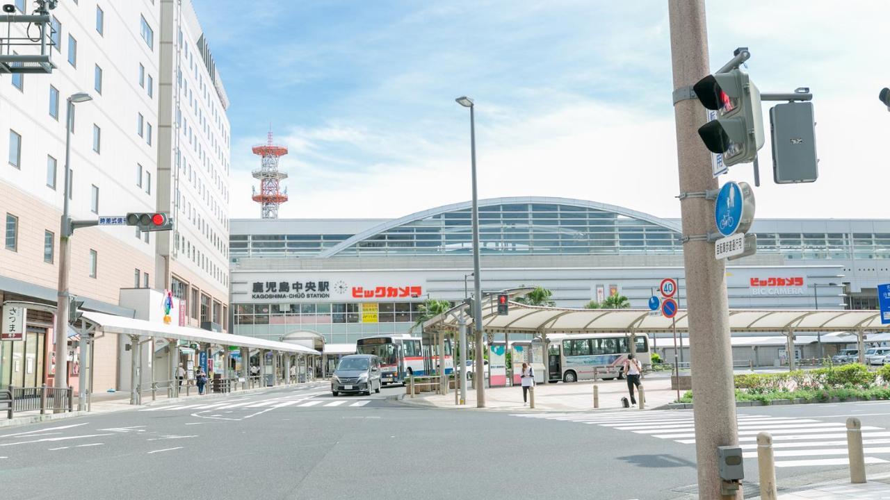 Toyoko Inn Kagoshima Chuo Eki Nishi Guchi Buitenkant foto